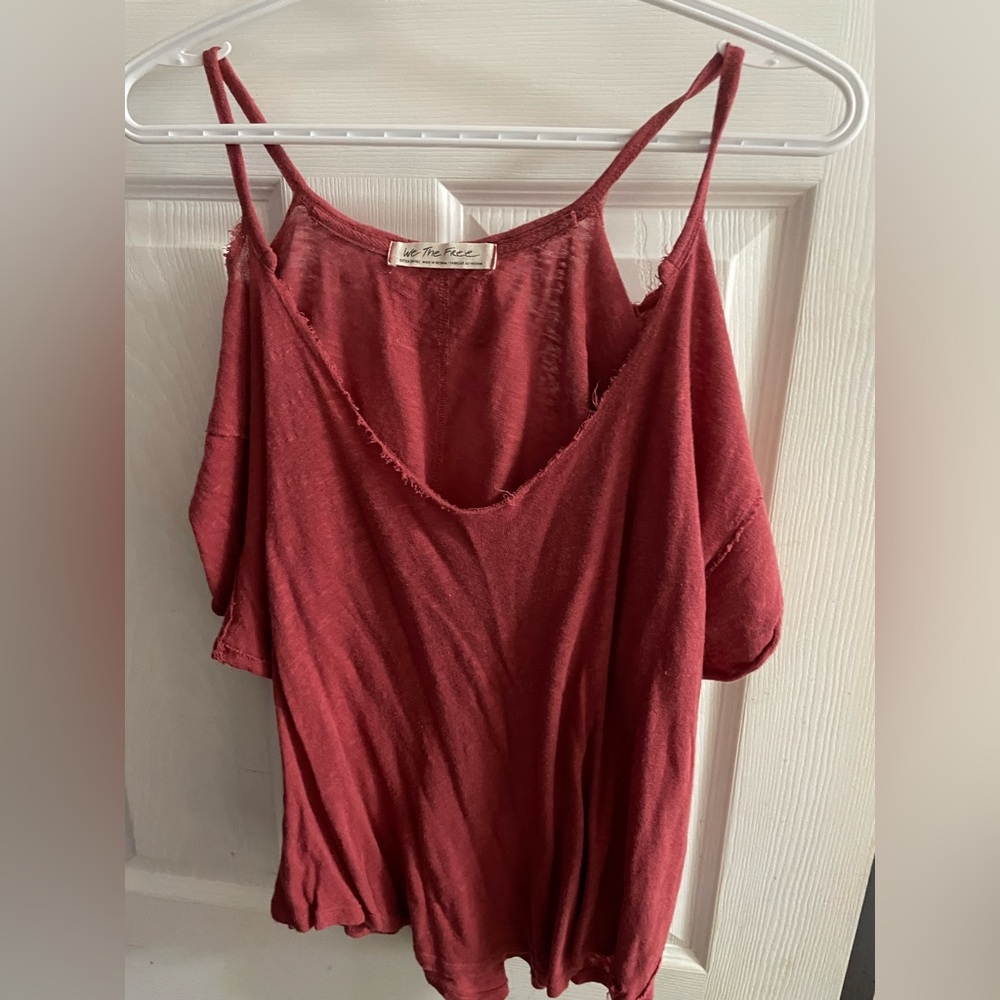 The Fifth Label Red Vintage crop tee